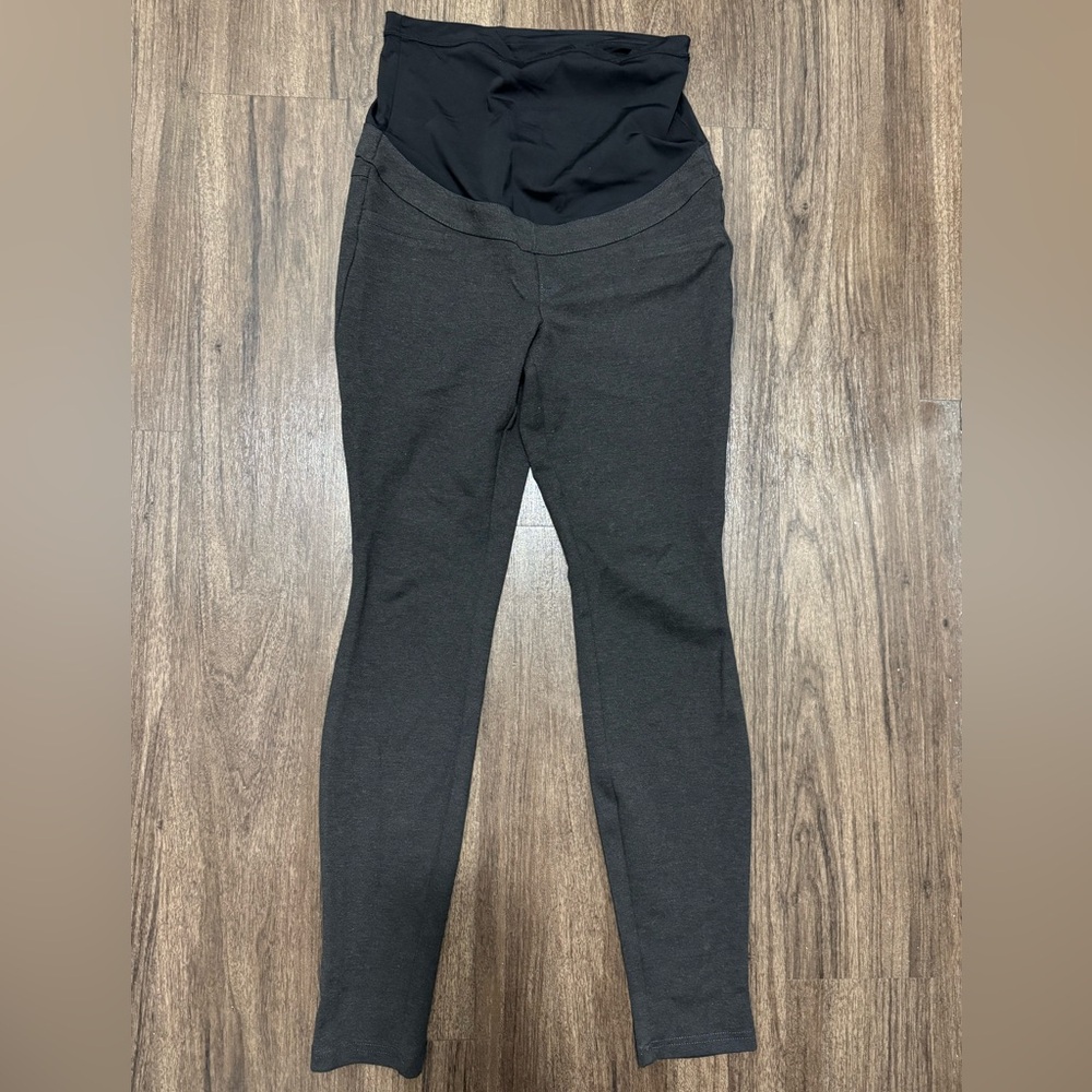 Grey maternity dress pants